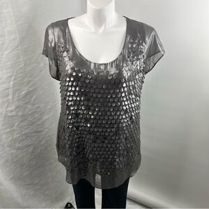 Worthinton Woman | NWT Shimmering Silver Top